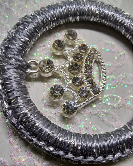 Háčkované  dizajnové náušnice "Umenie kreativity"